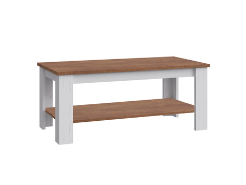 Portivo Couchtisch – Moderner Wohnzimmertisch mit Ablage – Ansicht 2