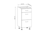 Unterschrank D40S3 - Provence - Praktische Lösungen mit ästhetischem Charme. - ROYAL24_MARKT