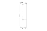 Hochschrank D40SP-P/L - Provence - Effizientes Design für moderne Küchen. - ROYAL24_MARKT