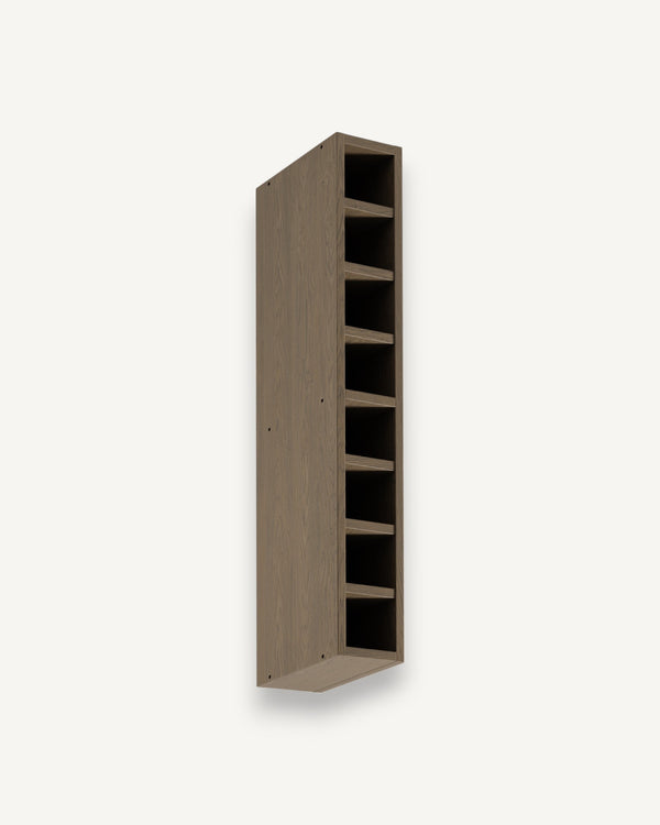 Regalhängeschrank W15 - Sorento Dunkle Eiche - ROYAL24_MARKT