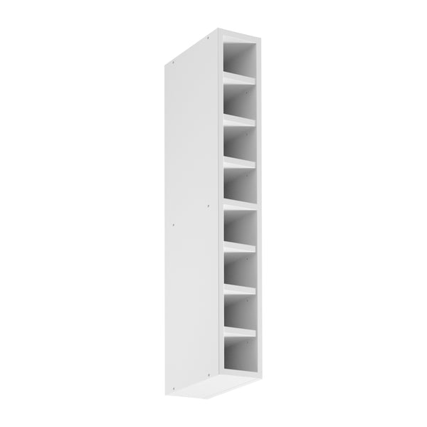 Regalhängeschrank W15 – Sorento Weiß – Regale, die Platz und Stil kombinieren.