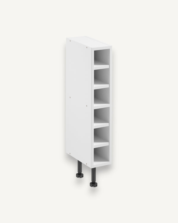 Regalunterschrank D15P – Sorento Weiß – Innovatives, praktisches Design für Ihre Küche.