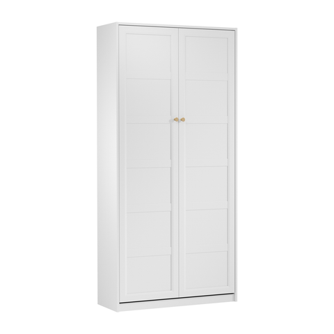 Rosello Modernes Schrankbett 90 × 200 cm – Platzsparend und Stilvoll in Weiß – Ansicht 5