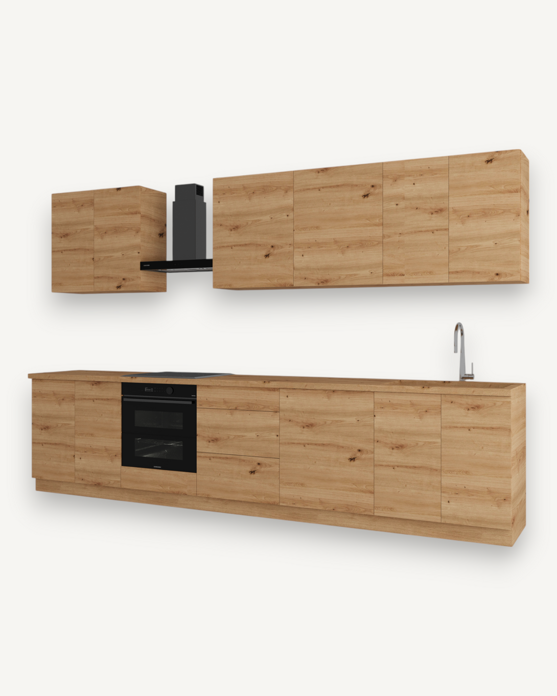 Küchenzeile K89-G340 - Langen Artisan - Optimale Raumnutzung mit durchdachter Planung - ROYAL24_MARKT