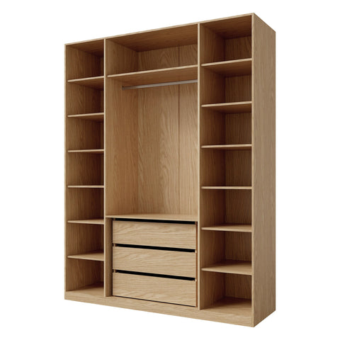 Soreno Kleiderschrank in Frühlingseiche / Macadamia – Ansicht 2