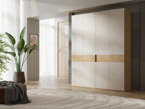Soreno Kleiderschrank in Frühlingseiche / Macadamia – Ansicht 3