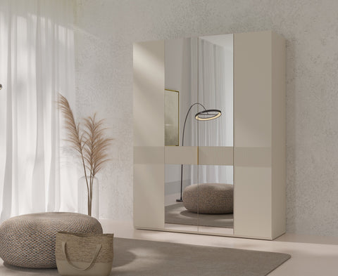 Soreno Kleiderschrank in Macadamia – Ansicht 3