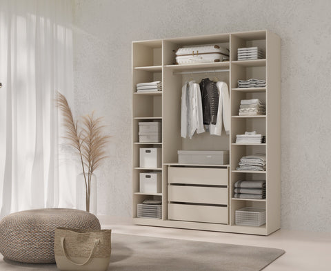 Soreno Kleiderschrank in Macadamia – Ansicht 4