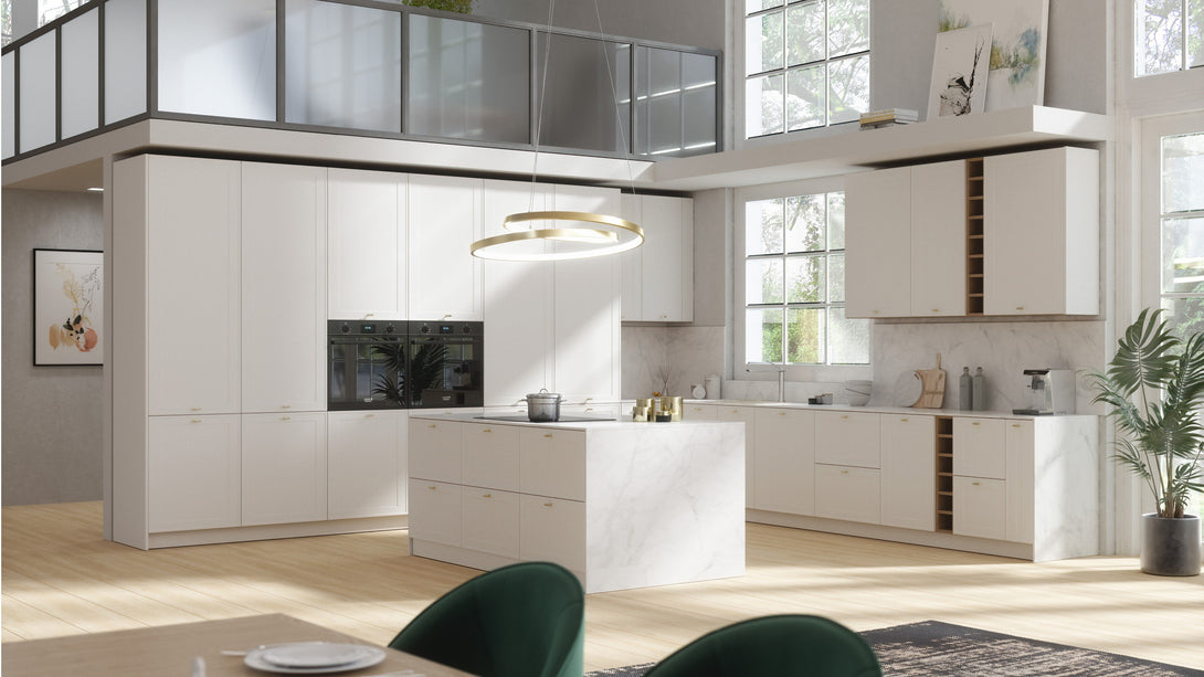 Regalunterschrank D15P - Sorento Weiß - Innovatives, praktisches Design für Ihre Küche. - ROYAL24_MARKT