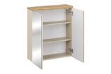 Spiegelschrank Balvina Kaschmir matt 60 × 70 × 20 cm mit 2 Türen – Ansicht 3