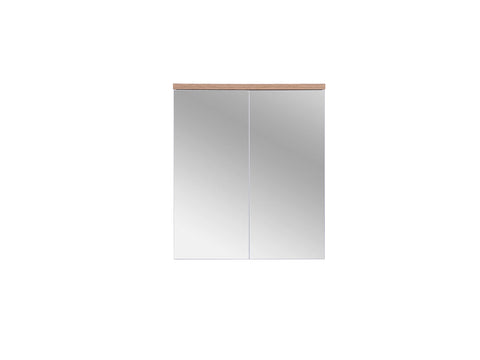 Spiegelschrank Balvina Weiß 60 × 70 × 20 cm mit 2 Türen – Ansicht 2