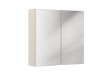 Spiegelschrank Bellisa Kaschmir matt 80 × 75 × 19 cm mit 2 Türen