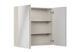 Spiegelschrank Bellisa Kaschmir matt 80 × 75 × 19 cm mit 2 Türen – Ansicht 3