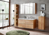 Spiegelschrank Caprena Golden Craft Eiche 60 × 75 × 16 cm mit 2 Türen