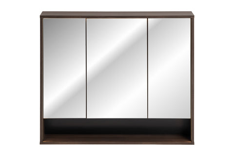 Spiegelschrank Dorella Ristretto Eiche 100 × 85 × 20 cm mit 3 Türen – Ansicht 2