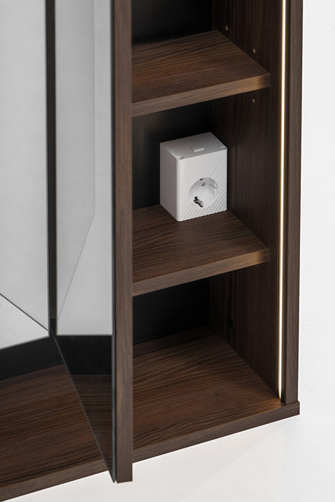 Spiegelschrank Dorella Ristretto Eiche 100 × 85 × 20 cm mit 3 Türen – Ansicht 5