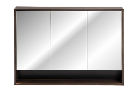 Spiegelschrank Dorella Ristretto Eiche 120 × 85 × 20 cm mit 3 Türen – Ansicht 2