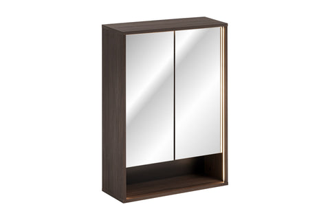 Spiegelschrank Dorella Ristretto Eiche 60 × 85 × 20 cm mit 2 Türen