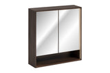 Spiegelschrank Dorella Ristretto Eiche 80 × 85 × 20 cm mit 2 Türen