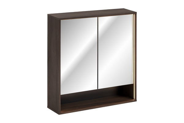 Spiegelschrank Dorella Ristretto Eiche 80 × 85 × 20 cm mit 2 Türen