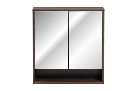 Spiegelschrank Dorella Ristretto Eiche 80 × 85 × 20 cm mit 2 Türen – Ansicht 2