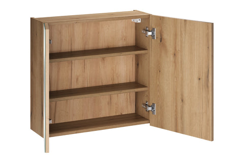 Spiegelschrank Novira Coast Evoke Eiche 60 × 57 × 20 cm mit 2 Türen – Ansicht 3