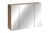 Spiegelschrank Novira Coast Evoke Eiche 80 × 57 × 20 cm mit 3 Türen
