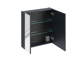 Spiegelschrank Santora Indigoblau 60 × 65 × 17 cm mit 2 Türen – Ansicht 3