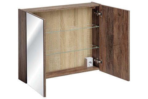 Spiegelschrank Santora Santa Fe Vintage Eiche 80 × 65 × 17 cm mit 2 Türen – Ansicht 4