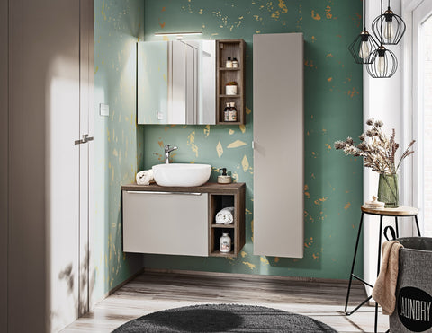 Spiegelschrank Santora Tongrau 60 × 65 × 17 cm mit 2 Türen – Ansicht 3