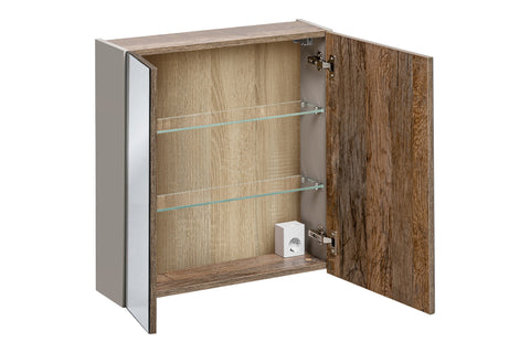 Spiegelschrank Santora Tongrau 60 × 65 × 17 cm mit 2 Türen – Ansicht 5