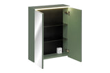 Spiegelschrank Sombrela Schilfgrün 60 × 78 × 19 cm mit 2 Türen, mit LED-Beleuchtung – Ansicht 3
