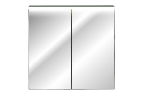 Spiegelschrank Sombrela Schilfgrün 80 × 78 × 19 cm mit 2 Türen, mit LED-Beleuchtung – Ansicht 2