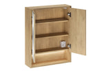 Spiegelschrank Violetta Cremona Eiche 60 × 76,8 × 18,8 cm mit 2 Türen – Ansicht 3
