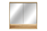 Spiegelschrank Violetta Cremona Eiche 80 × 76,8 × 18,8 cm mit 2 Türen – Ansicht 2