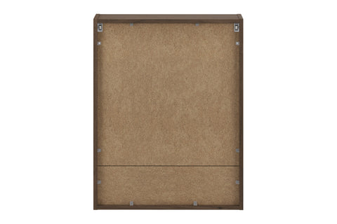 Spiegelschrank Violetta Walnuss Villa 60 × 76,8 × 18,8 cm mit 2 Türen – Ansicht 4
