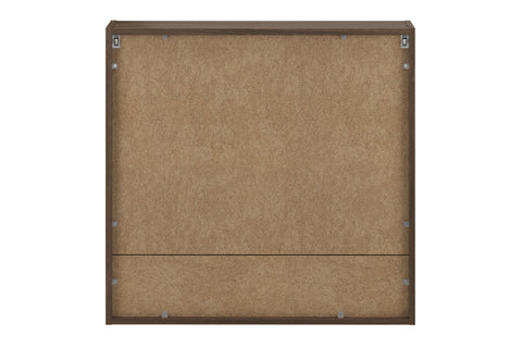 Spiegelschrank Violetta Walnuss Villa 80 × 76,8 × 18,8 cm mit 2 Türen – Ansicht 4