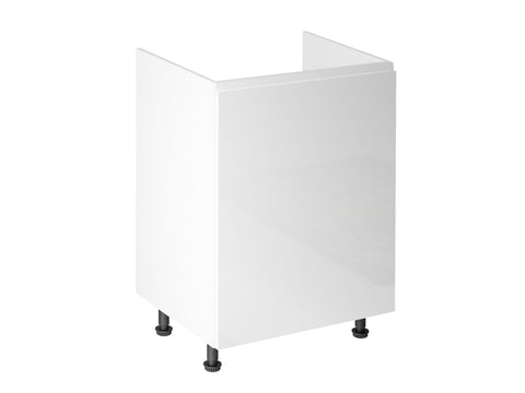 Spülenschrank 60 cm – Velmora D60Z-P/L Weiß/Hochglanz – Ansicht 2