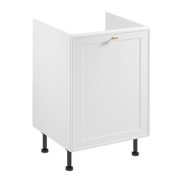Spülenunterschrank D60Z P/L – Sorento Weiß – Optimaler Stauraum direkt unter der Spüle.