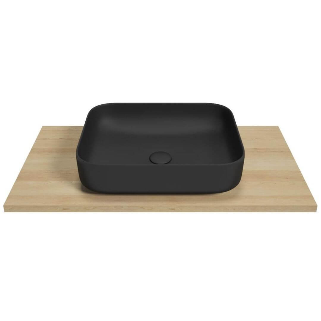 Arbeitsplatte - für Badezimmer - UNI F80,60 - Trüffelstrand Dekor