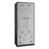 Tommy Kleiderschrank in Graphit / Enigma