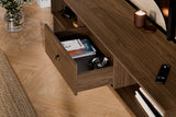 TV-Schrank Yorvi Walnuss Villa 176,4 × 40,6 × 40 cm mit 1 Schublade – Ansicht 5