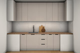 U-Küche Sorento Beige & Weiß – 318 × 239 × 239 cm – KÜ-SORENTO4-001 – Wand A frontal