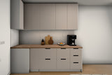 U-Küche Sorento Beige & Weiß – 318 × 239 × 239 cm – KÜ-SORENTO4-001 – Wand C frontal