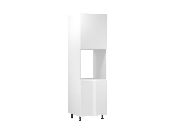 Umbauschrank 60 cm – Velmora D60P P/L Weiß/Hochglanz