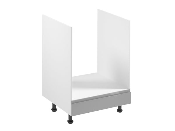 Umbauschrank 60 cm – Velmora D60ZK Grau/Hochglanz