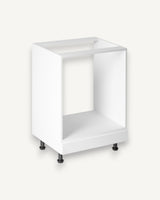 Umbauschrank 60 cm – Velmora D60ZK Weiß/Hochglanz