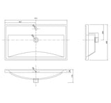 Badezimmer - WASHBASIN - NANU 80,60 cm - ROYAL24_MARKT