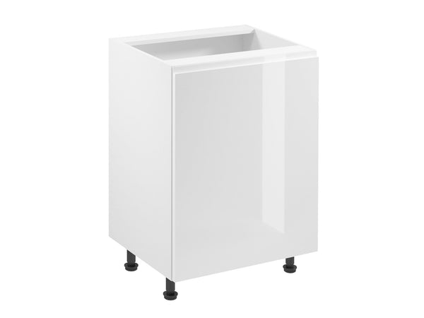 Unterschrank 60 cm – Velmora D60 P/L Weiß/Hochglanz