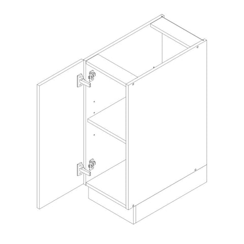 Unterschrank D30 P/L – Kendro – Funktionales Küchenelement – Ansicht 4